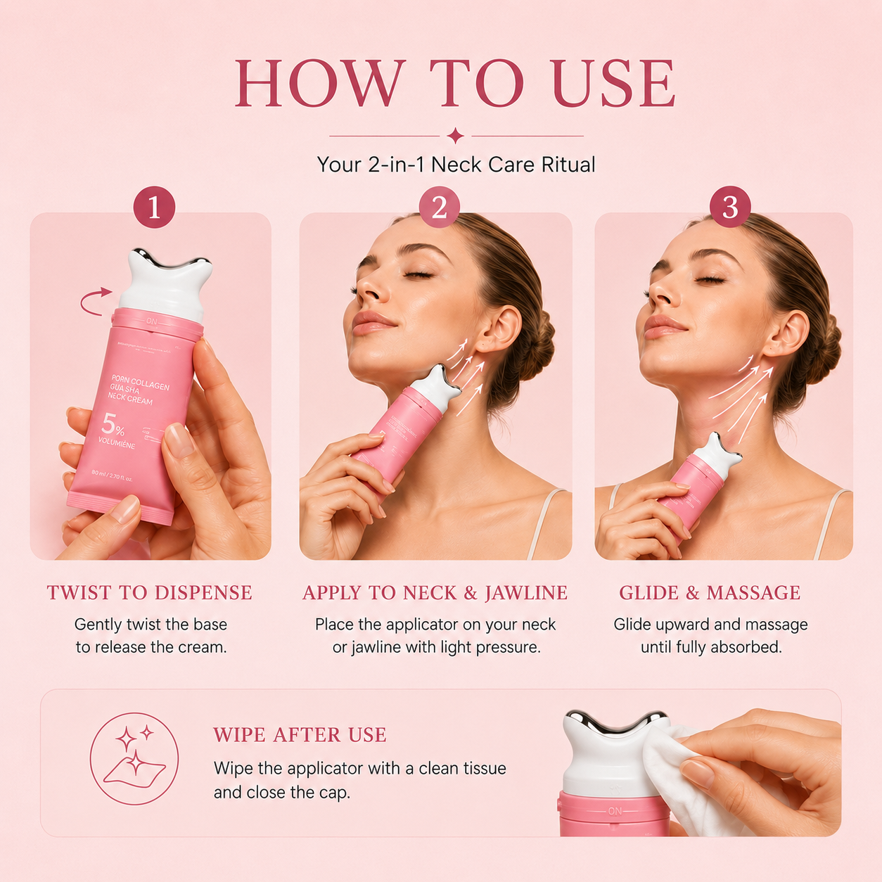 PDRN Collagen Gua Sha Neck